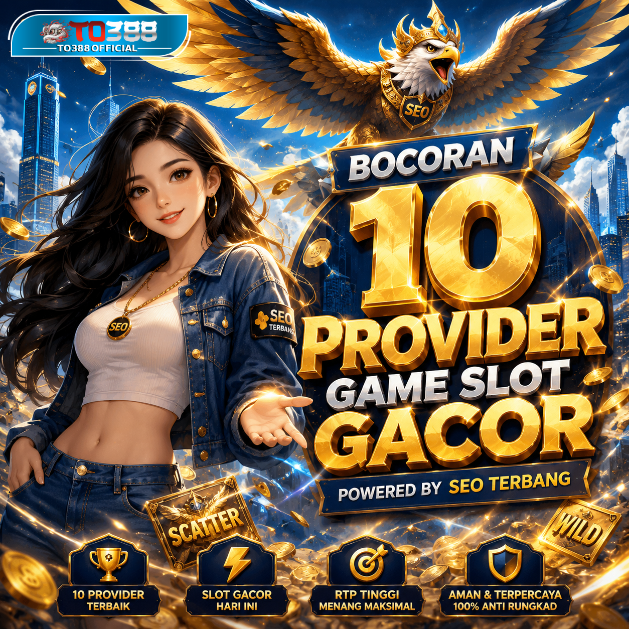 TO388 Kasih Bocoran Nih Daftar 10 Provider Game Gacor Di Kelas nya Anti Rugi